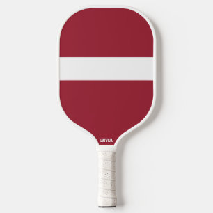 Vlag/wapen van Letland Pickleball Paddle