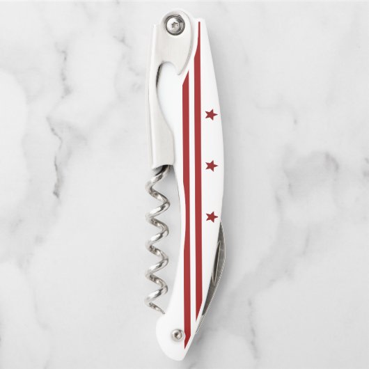 vlag Washington D.C. Kurkentrekker (Voorkant)