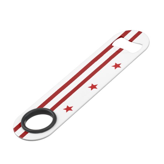 vlag Washington D.C. Speed Flessenopener (Voorkant Gekanteld)