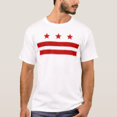 vlag Washington D.C. T-shirt (Voorkant)