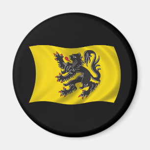 Vlag Wavy Flanders Magneet
