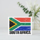 vlag Zuid-Afrika Briefkaart (Staand voorkant)