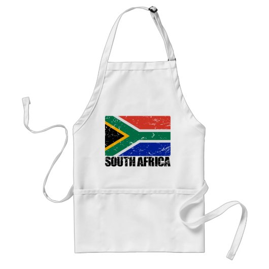 vlag Zuid-Afrika Standaard Schort (Voorkant)