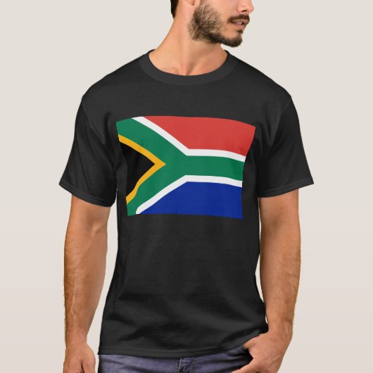 Vlag Zuid-Afrika T-Shirt (Voorkant)