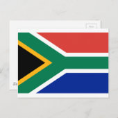 Vlag Zuid-Afrika - Vlag van Suid-Afrika Briefkaart (Voorkant / Achterkant)