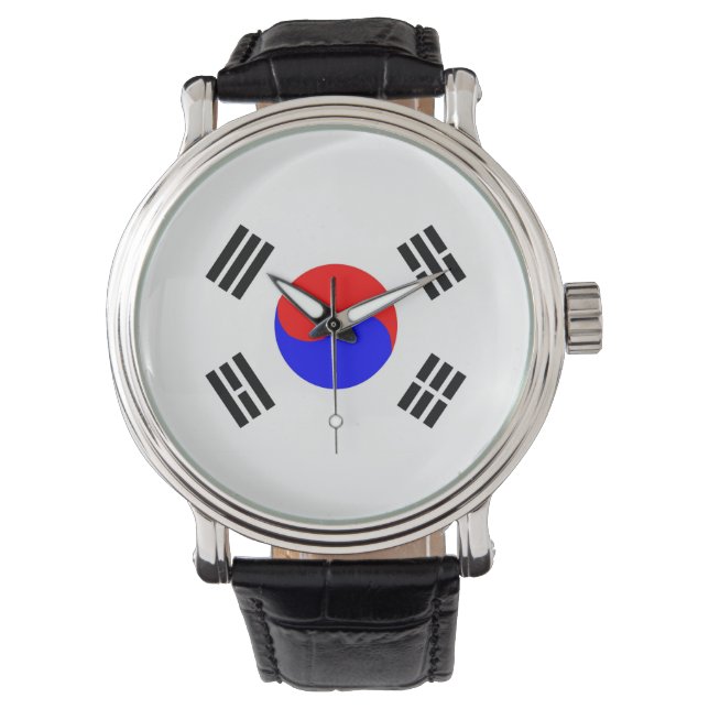vlag zuid - korea horloge (Voorkant)
