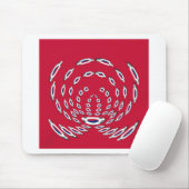 vlag Zuid-Korea Polka Dot Muismat (Met muis)