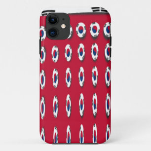 vlag Zuid-Korea PolkaDot iPhone 11 Hoesje