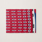 vlag Zuid-Korea PolkaDot Legpuzzel (Horizontaal)