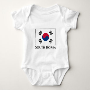 Vlag Zuid-Korea (Zuid-Korea) Romper