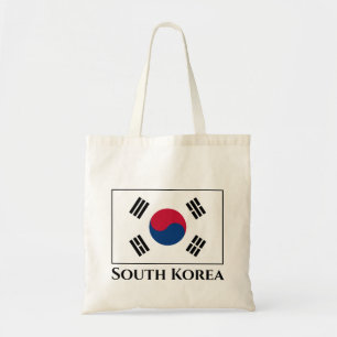 Vlag Zuid-Korea (Zuid-Korea) Tote Bag