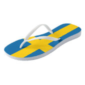 Vlag Zweden Teenslippers (Schuin)