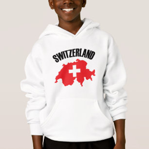 Vlag Zwitserland-plattegrond