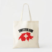 Vlag Zwitserland-plattegrond Tote Bag (Voorkant)