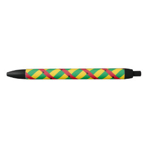 vlagballpoint van Guinee-Bissau Zwarte Inkt Pen