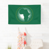 Vlagbanner van de Afrikaanse Unie Spandoek (Insitu)