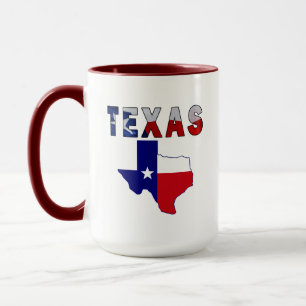 Vlagenkaart met Texas Mok