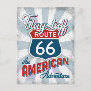 Vlagersroute 66 -Amerika Arizona Briefkaart