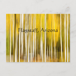 Vlagerstaf van abstract Aspen Arizona Briefkaart