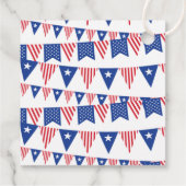 Vlaggen 4 juli: seksfeest bedankjes labels (Achterkant)