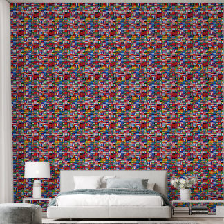 Vlaggen Behang, Stijlvolle vlaggen muurdecoratie Behang