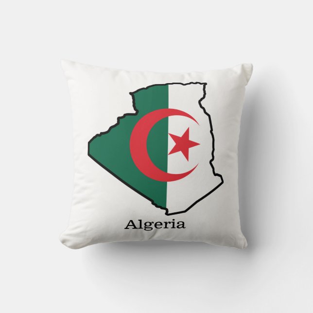 Vlaggen en landen Algerije Kussen (Voorkant)