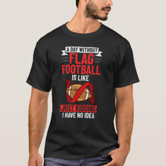 Vlaggen Football spelen Amerikaanse speler Veldvla T-shirt