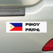 vlaggen, PINOY PRIDE Bumpersticker (Op auto)