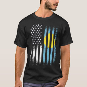 Vlaggen S.A. van de Amerikaanse patriot T-shirt