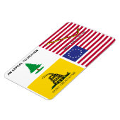 Vlaggen van de Amerikaanse revolutie Magneet (Linkerzijde)