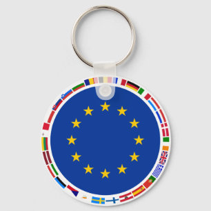 Vlaggen van de Europese Unie Sleutelhanger