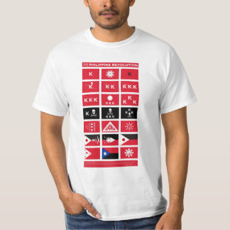 Vlaggen van de Filipijnse revolutie T-shirt