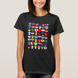 Vlaggen van de Landen van de Wereld Internationaal T-shirt