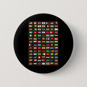 vlaggen van de landen van de wereld ronde button 5,7 cm