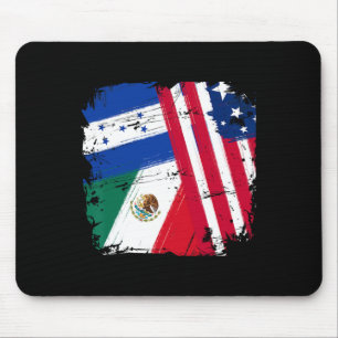 Vlaggen van de VS Mexico Honduras Muismat