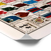  vlaggen van de wereld 1783 poster (Hoek)