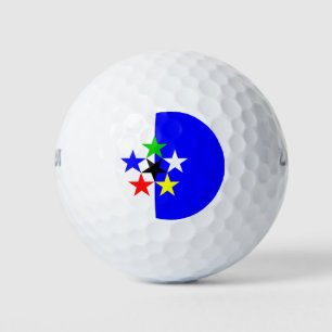 Vlaggen van de wereld - FOTW - vlag Golf Balls Golfballen