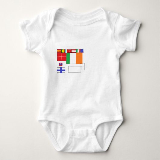 Vlaggen van de wereld romper (Voorkant)