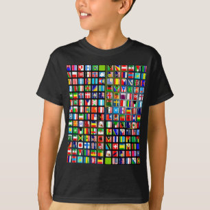 Vlaggen van de wereld t-shirt
