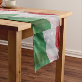 vlaggen van Italië en de VS Korte Tafelloper (Voorbeeld)