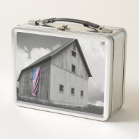 Vlaggen van onze boeren - Barn met Amerikaanse vla