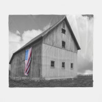 Vlaggen van onze boeren - Barn met Amerikaanse vla