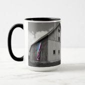 Vlaggen van onze boeren - Barn met Amerikaanse vla Mok (Links)