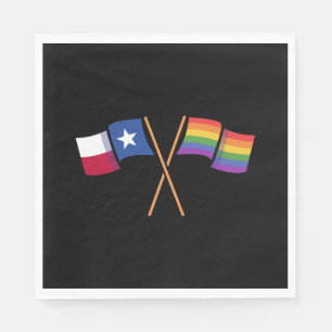 Vlaggen van Pride Texas Design voor trotse LGBT+ T Servet