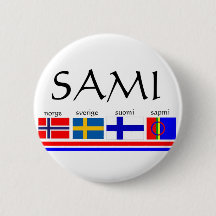 vlaggen van Sami en Scandinavië