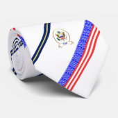 Vlaggen van Usa-strepen Stropdas (Opgerold)