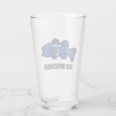 Vlaggen van visvisviskregel glas (Achterkant)