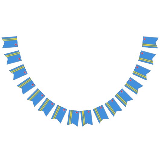 Vlaggenbrander van Aruba Vlaggetjes (Alle)