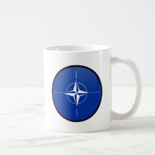 Vlaggencirkel natokwaliteit koffiemok
