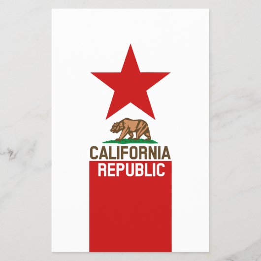 Vlaggendecor van de REPUBLIEK KLIFORNIË Flyer (Voorkant)